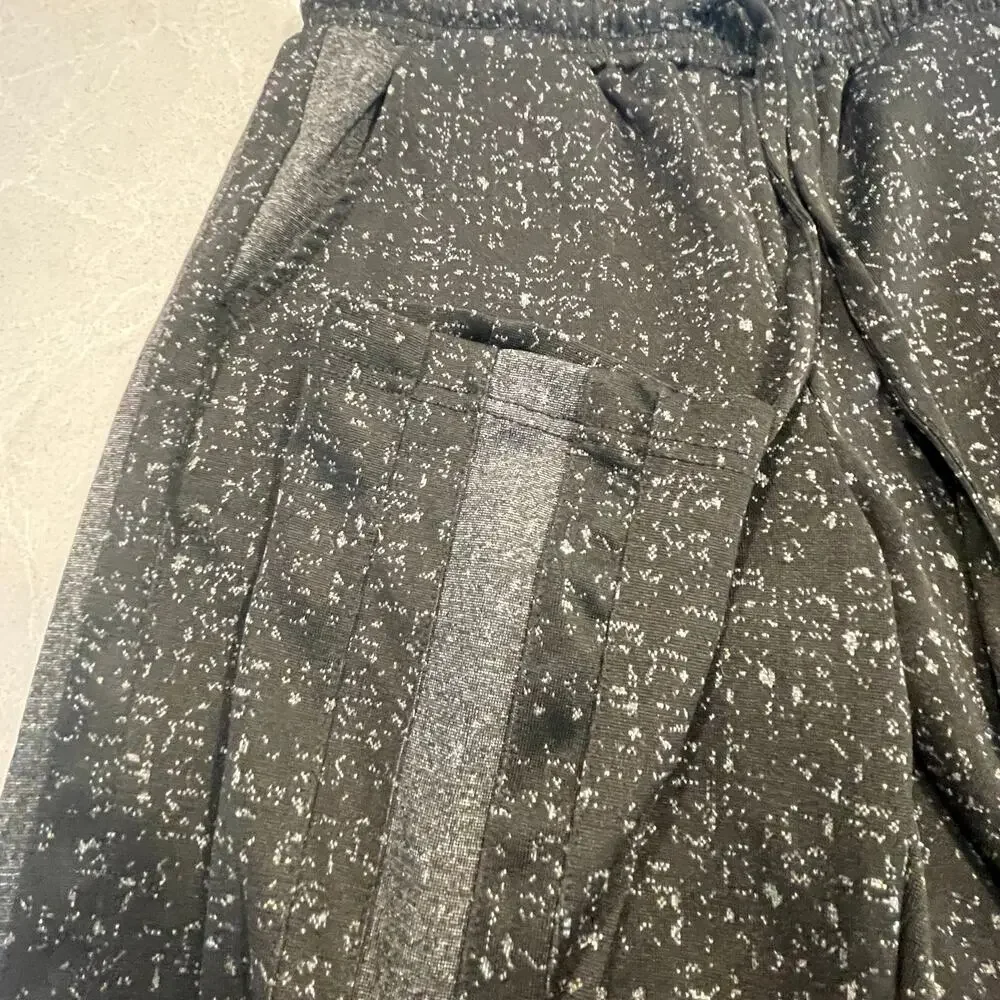 Rewash boy men jogger sweatpants size Small black speckle pants drawstring